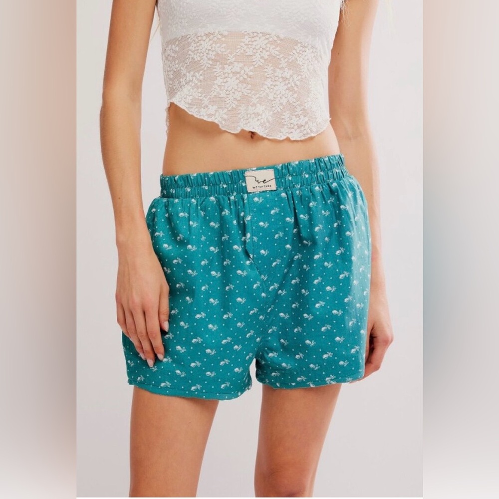 Free People - Day to Day Floral Boxer Shorts - Size: S - NWT!